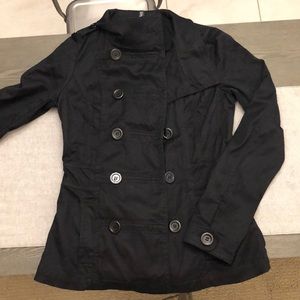 H&M military style pea coat size 6